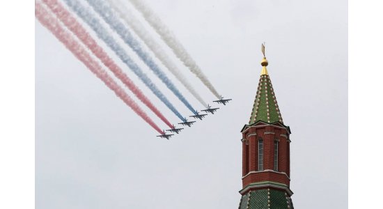 В Москве состоялась репетиция воздушной части парада Победы